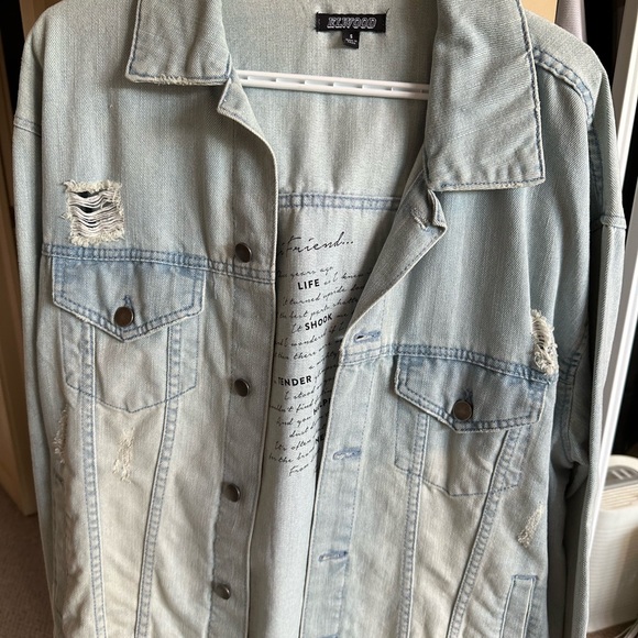 Proverbs 31 From the Dust Denim Jacket - Picture 3 of 4